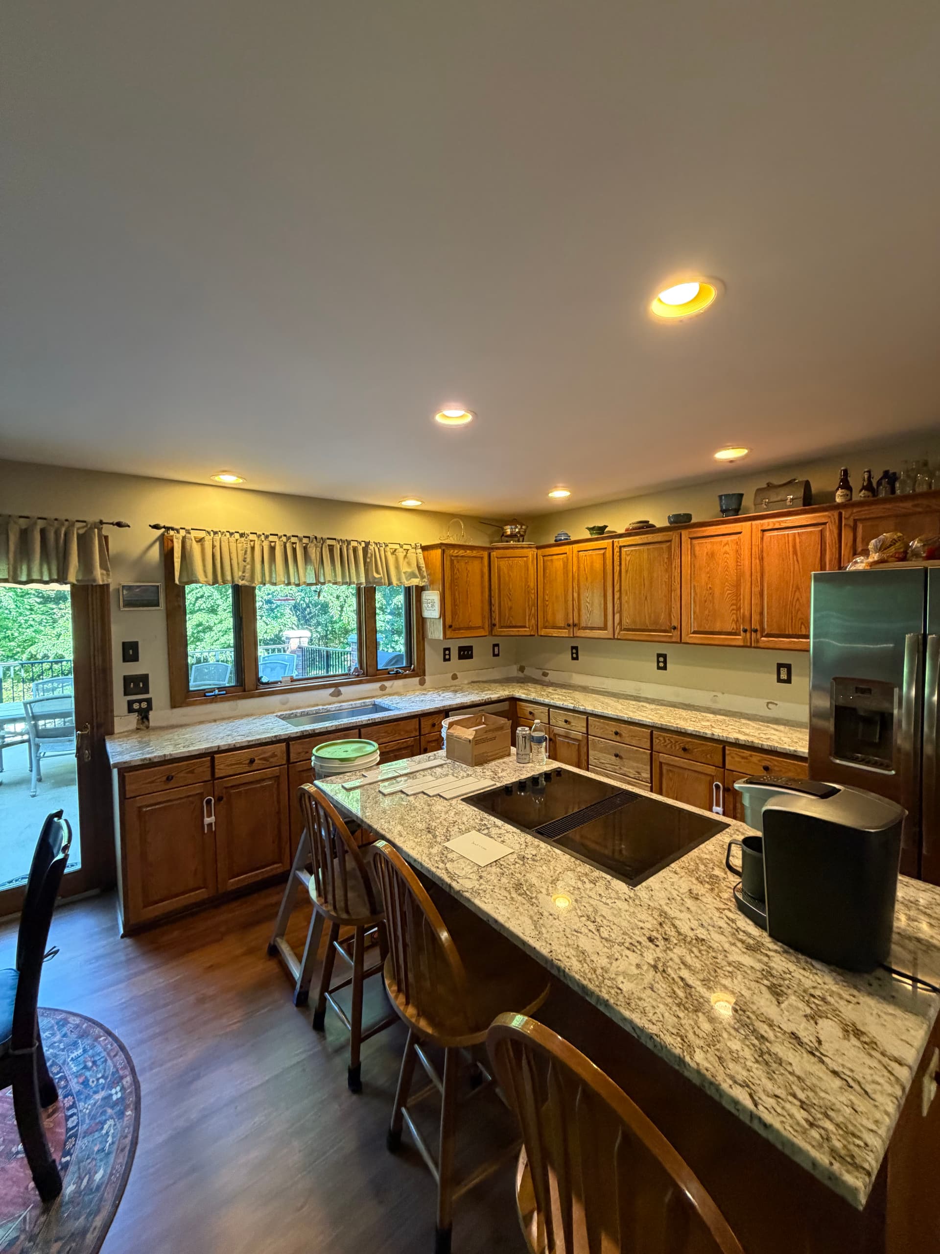 Porcelain Tile Backsplash Install at High Rock Lake