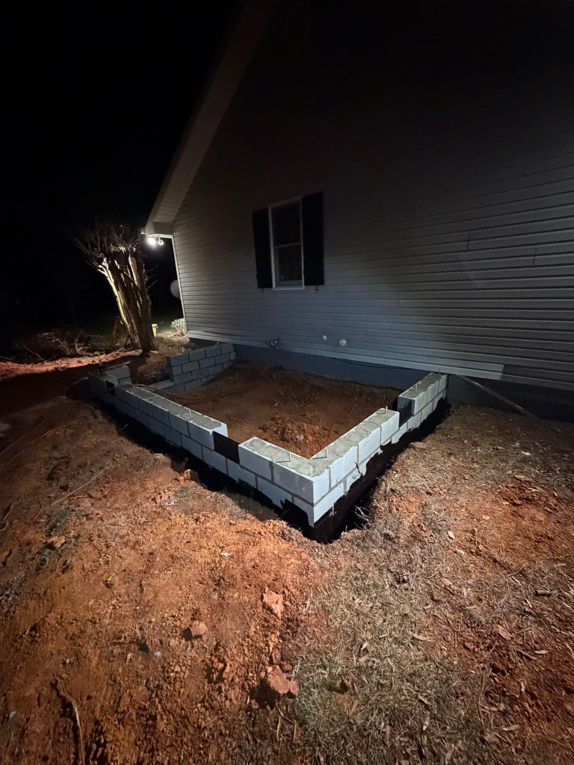 Gallery photos for Foundation Excellence for Home Addition in Mount Pleasant: Image #2