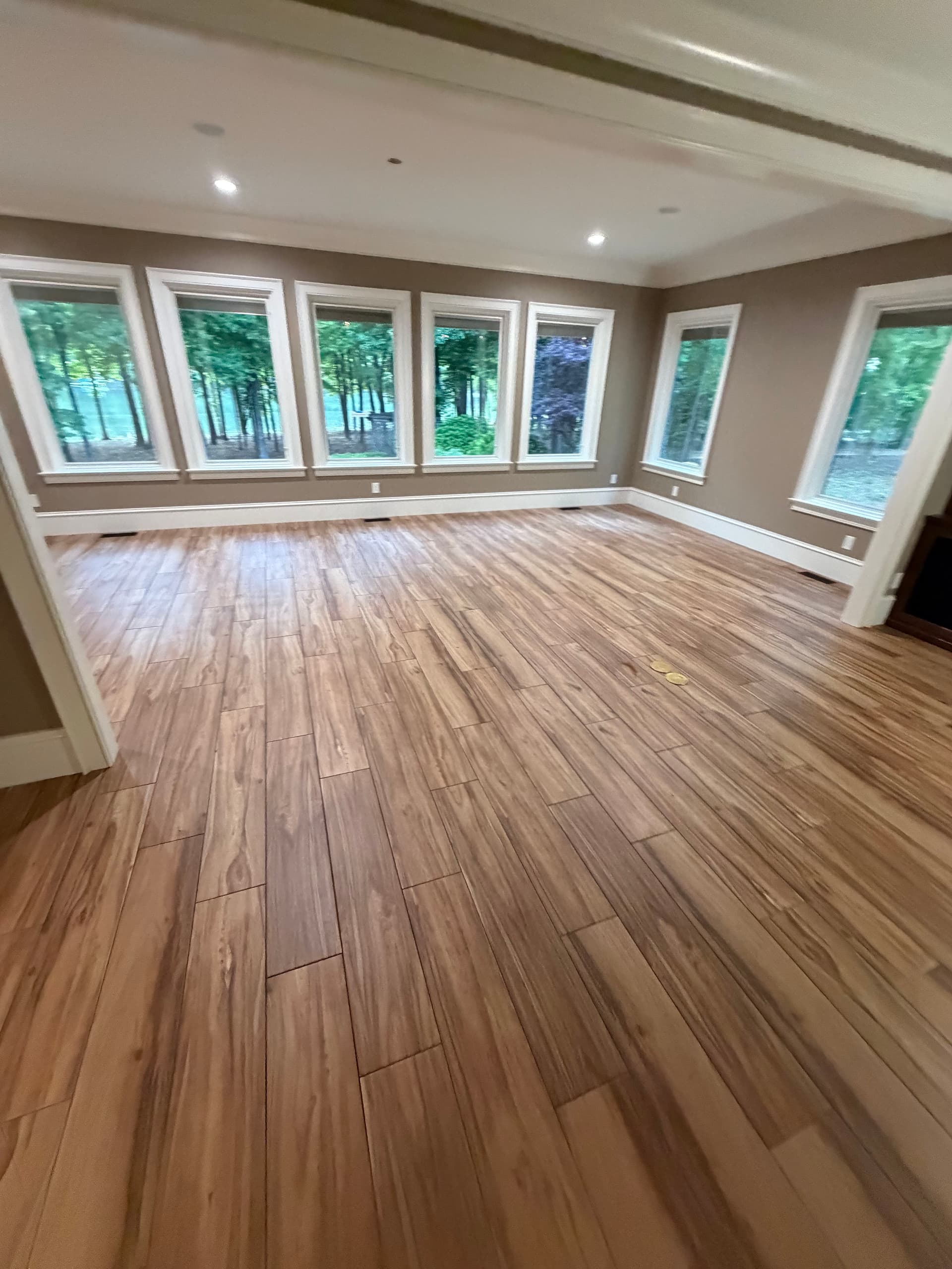 Gallery photos for Wood Plank Tile Floor Installation at High Rock Lake: Image #3