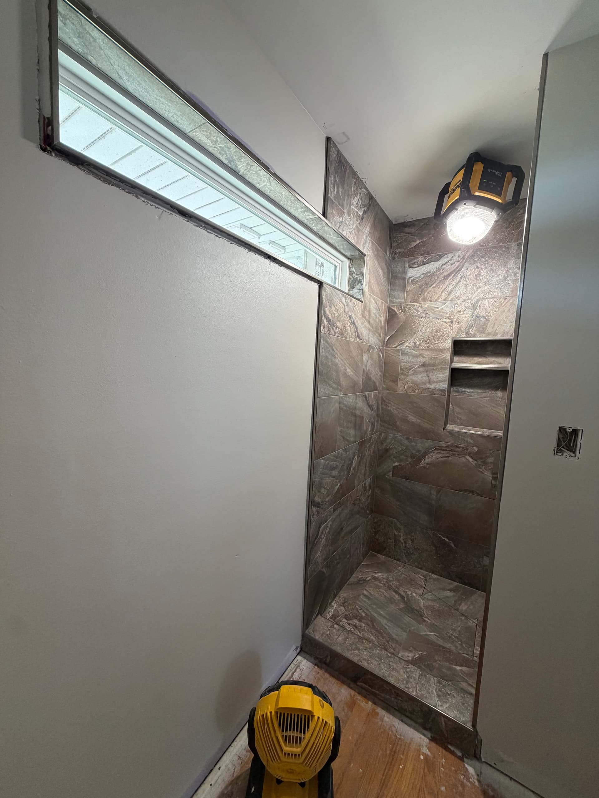 Gallery photos for Custom 3x7 Tile Shower Build in Salisbury NC: Image #5