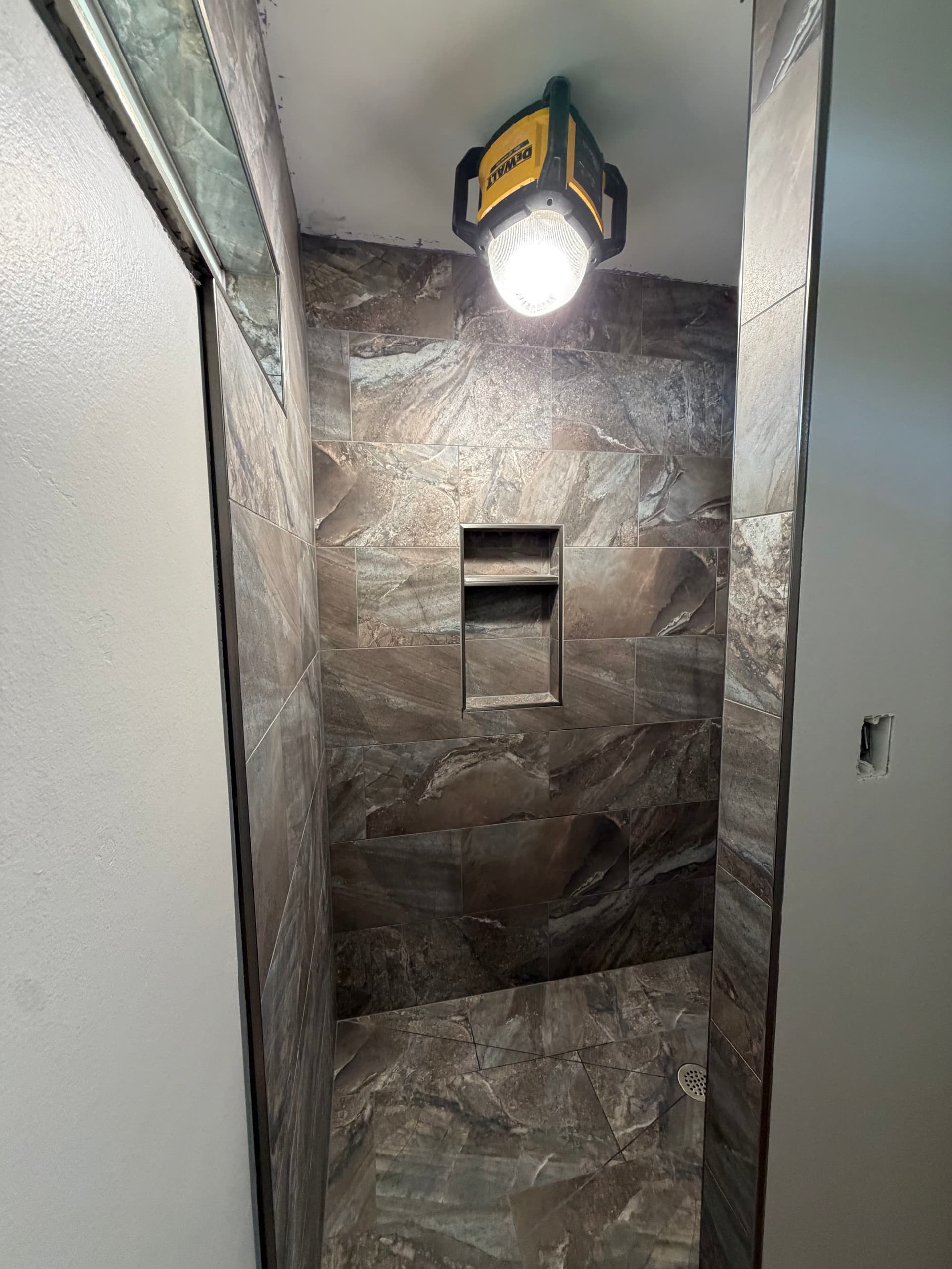 Gallery photos for Custom 3x7 Tile Shower Build in Salisbury NC: Image #1