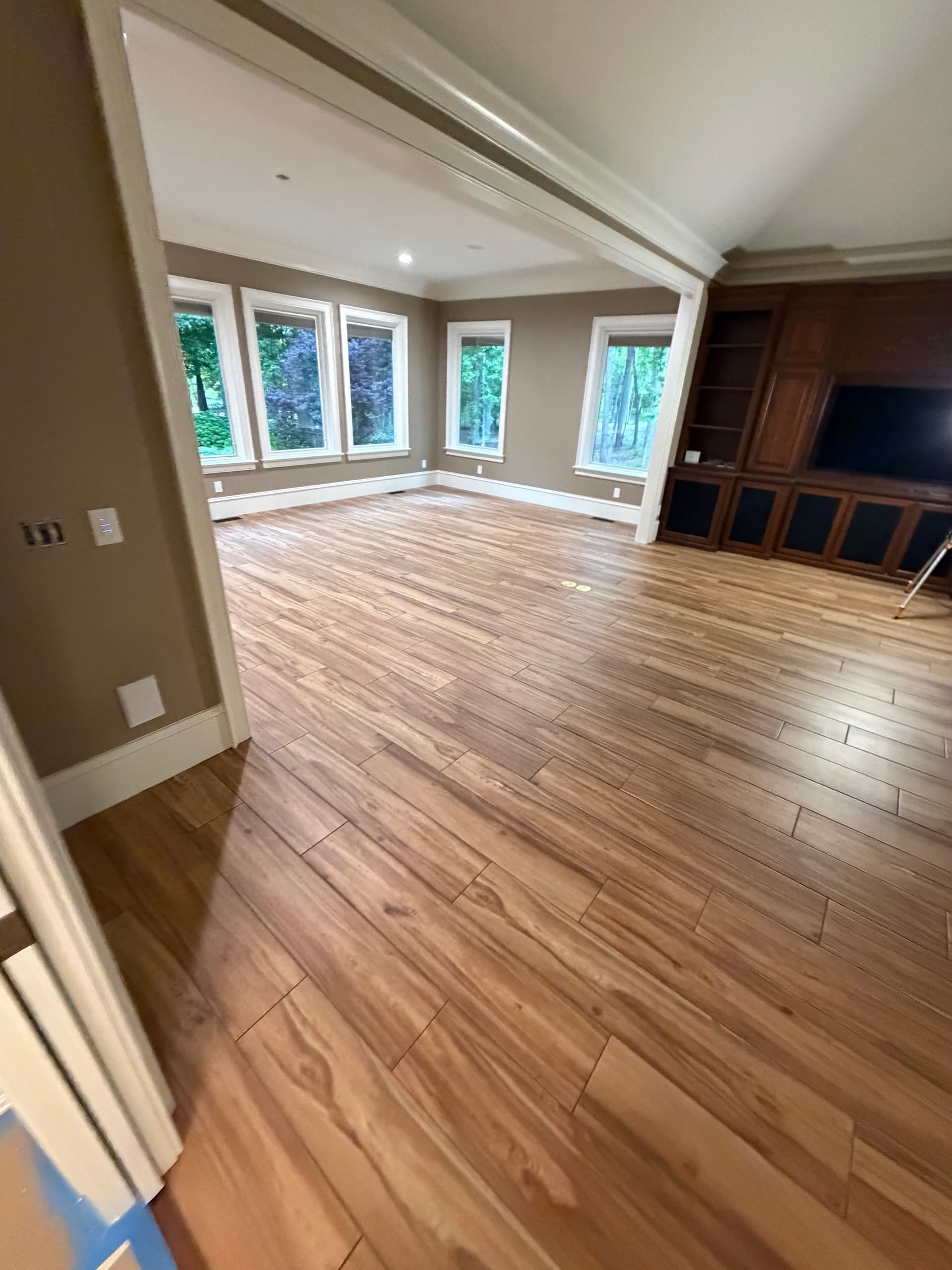 Gallery photos for Wood Plank Tile Floor Installation at High Rock Lake: Image #9
