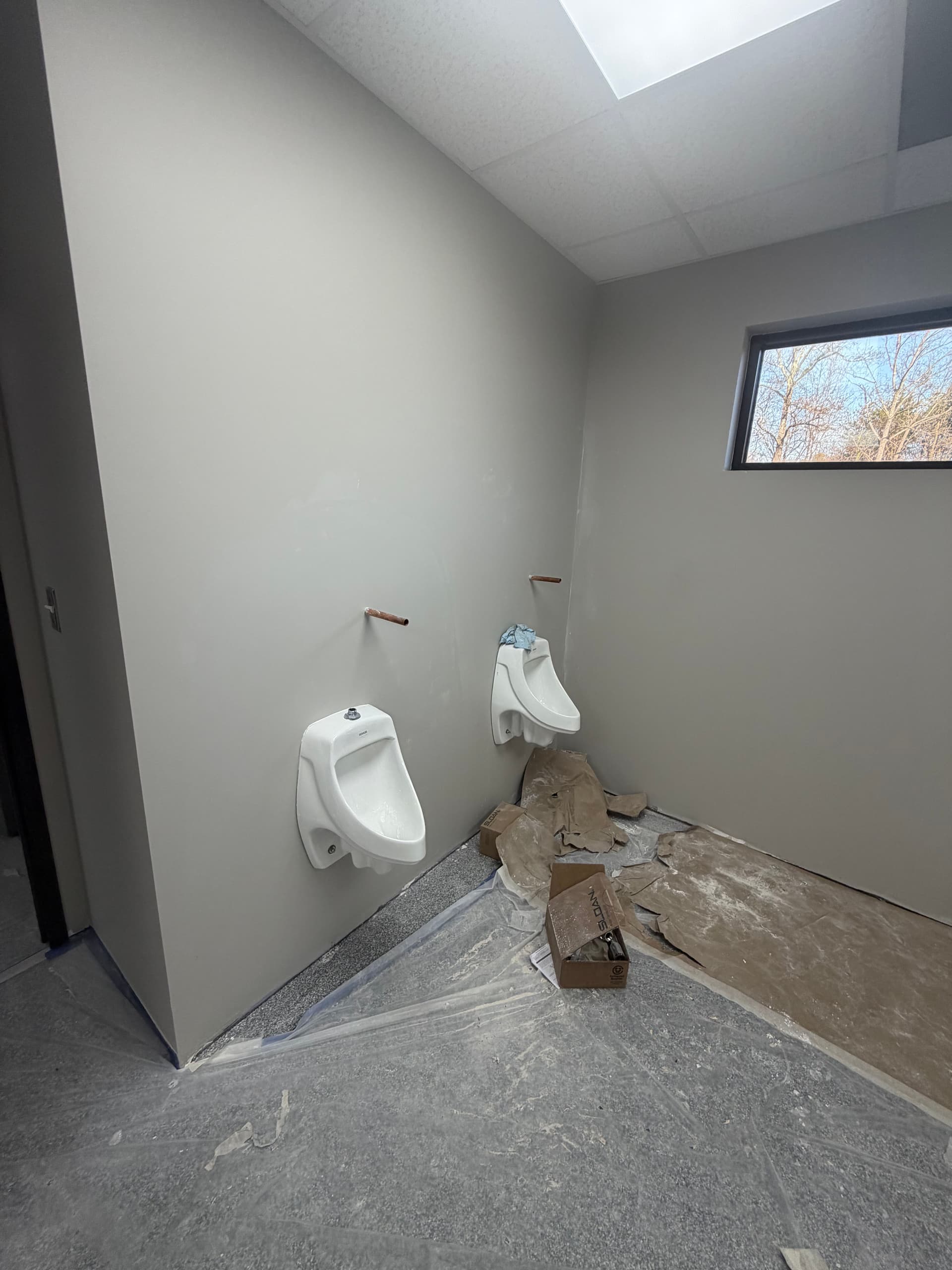 Gallery photos for Bathroom Partition Success in Commercial Space: Image #1