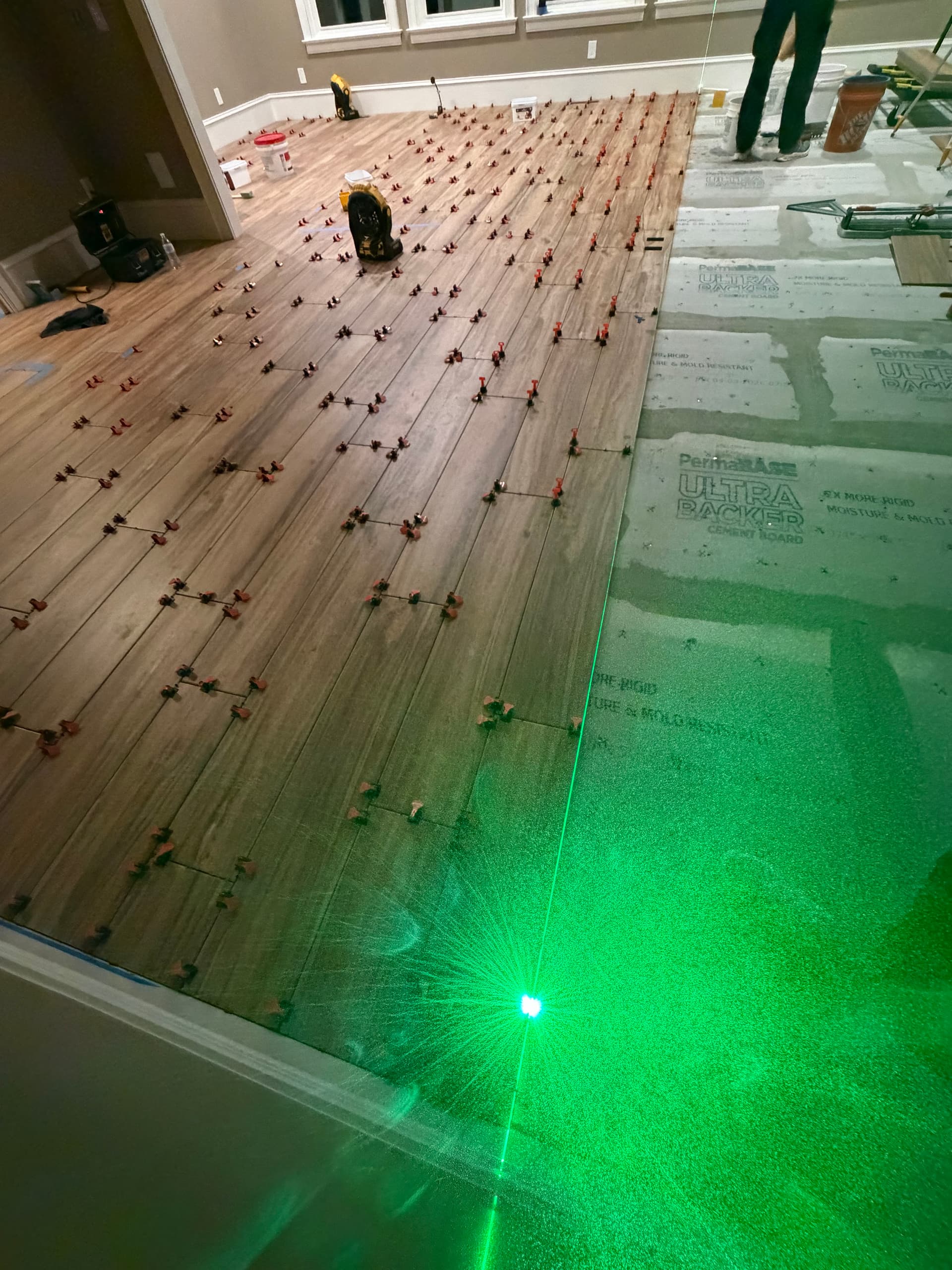 Gallery photos for Wood Plank Tile Floor Installation at High Rock Lake: Image #5