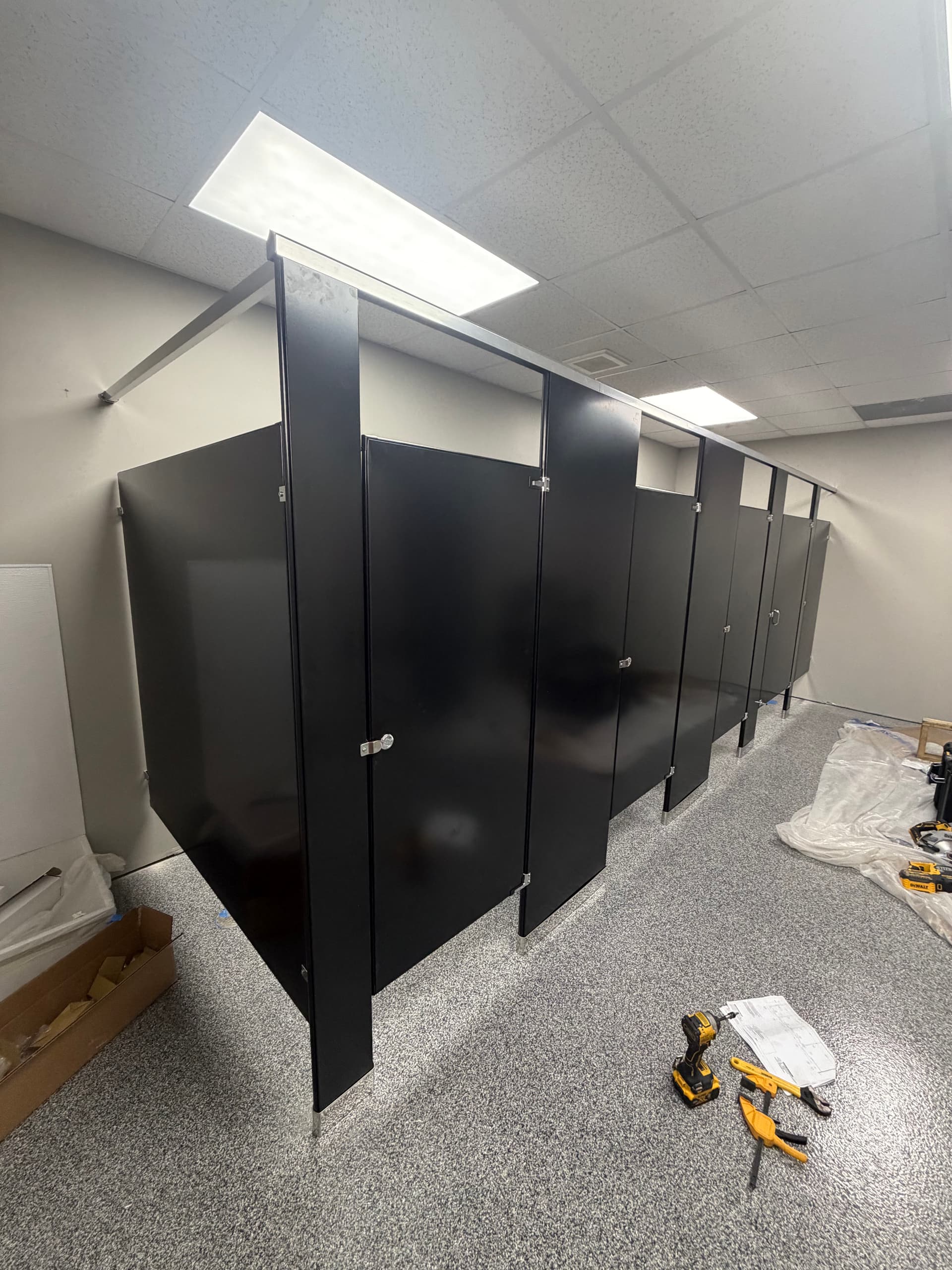 Gallery photos for Bathroom Partition Success in Commercial Space: Image #2