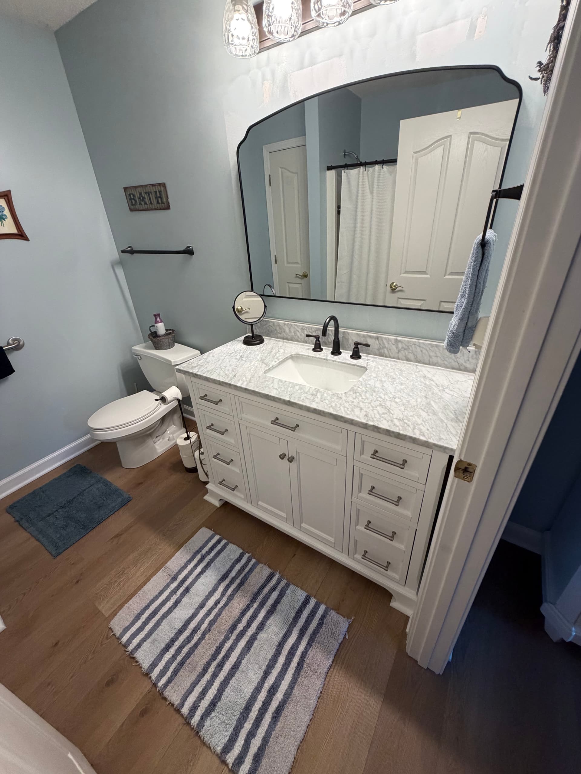 Gallery photos for Hall Bath Vanity Upgrade in Mooresville NC: Image #9
