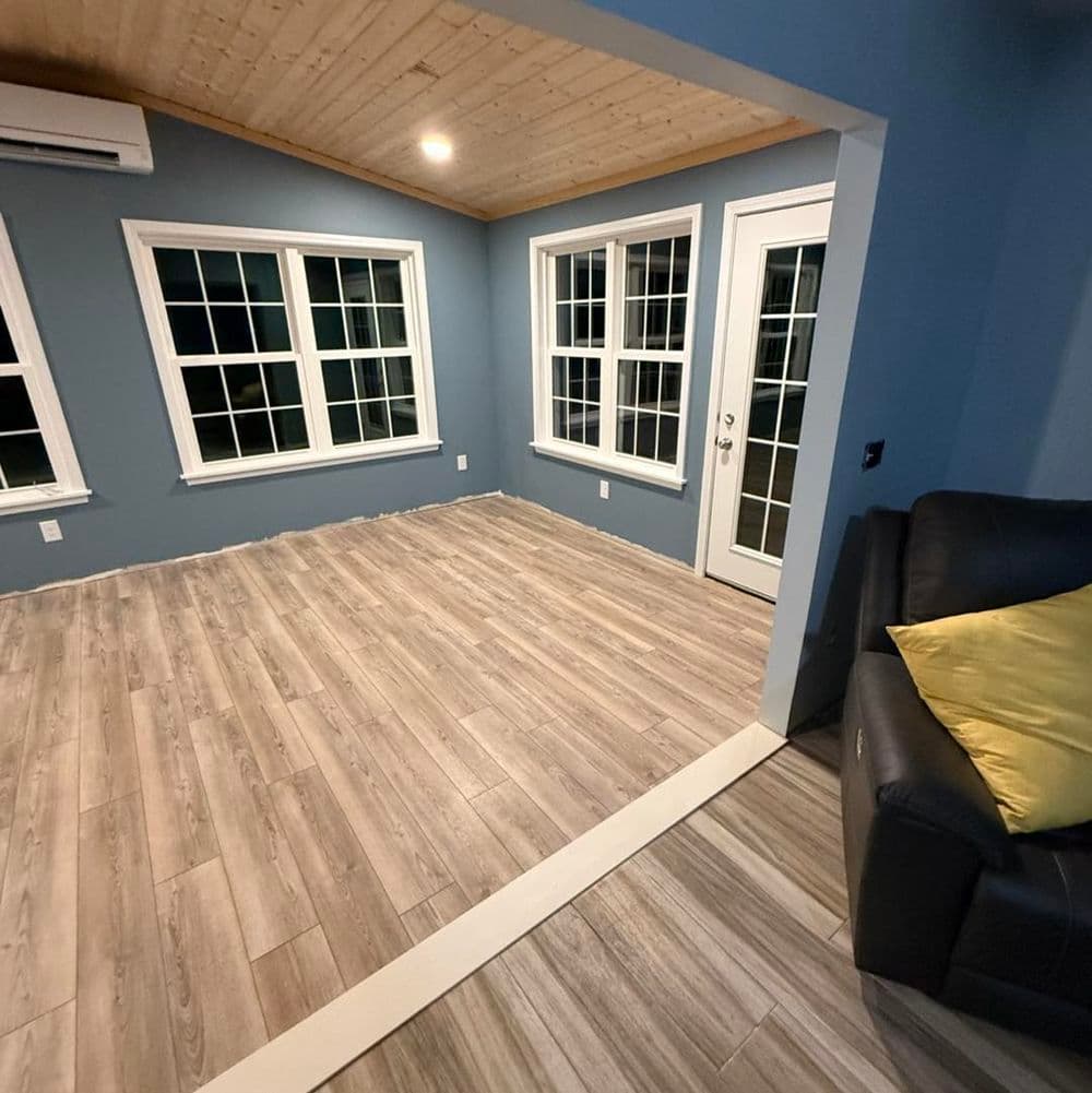 Gallery photos for Sunroom Transformation with Luxury Vinyl Plank Flooring in Cornelius NC: Image #6