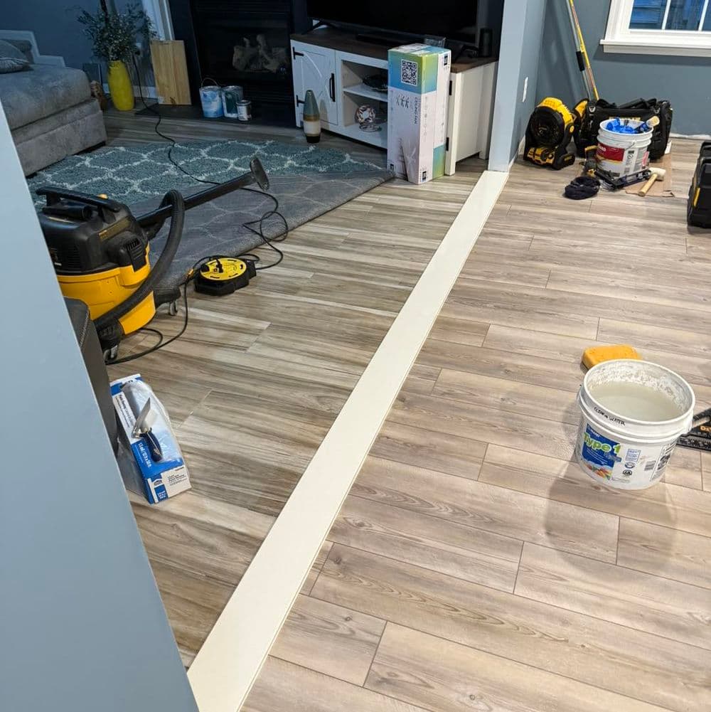 Gallery photos for Sunroom Transformation with Luxury Vinyl Plank Flooring in Cornelius NC: Image #2