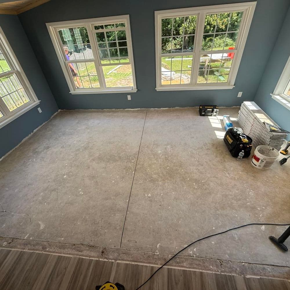 Gallery photos for Sunroom Transformation with Luxury Vinyl Plank Flooring in Cornelius NC: Image #3