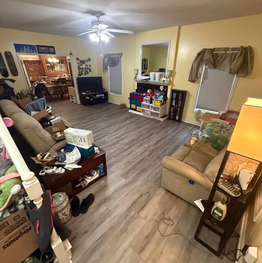 Gallery photos for Luxury Vinyl Plank Flooring Transformation in Granite Quarry NC: Image #7