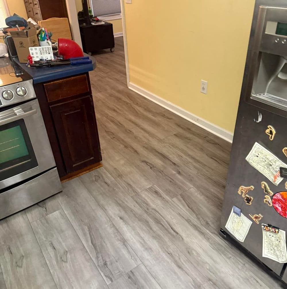 Gallery photos for Luxury Vinyl Plank Flooring Transformation in Granite Quarry NC: Image #1