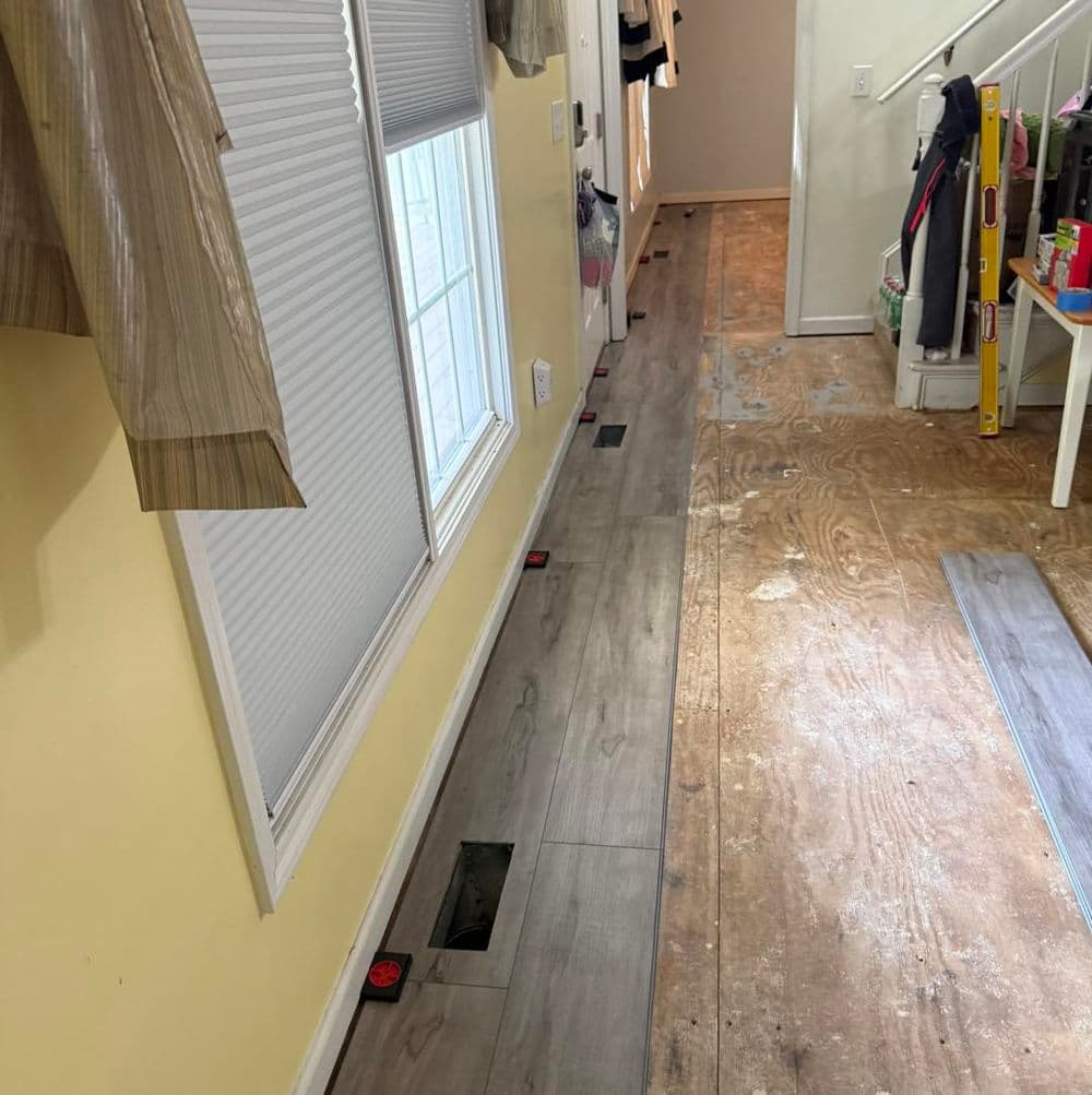 Gallery photos for Luxury Vinyl Plank Flooring Transformation in Granite Quarry NC: Image #5