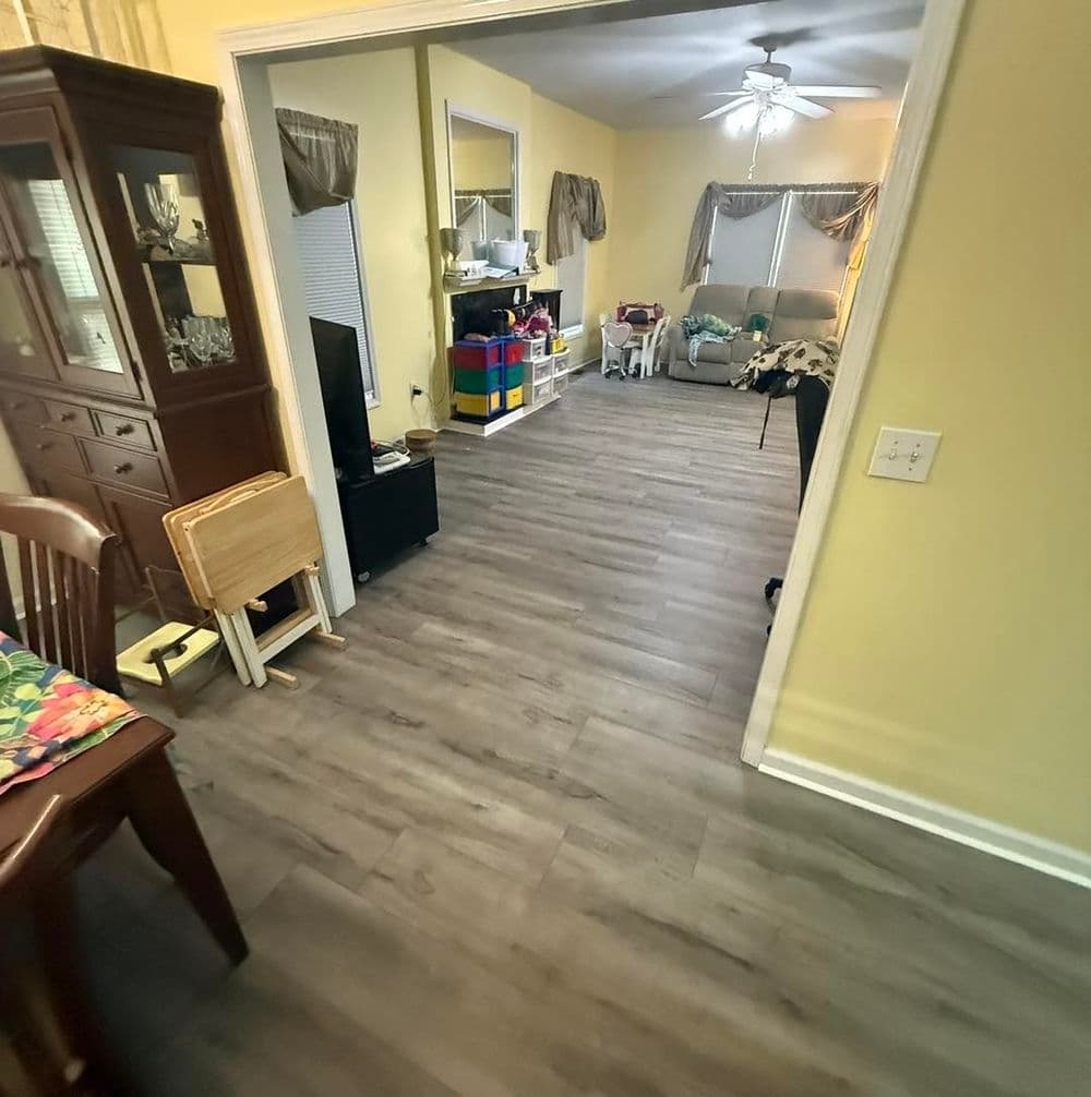 Gallery photos for Luxury Vinyl Plank Flooring Transformation in Granite Quarry NC: Image #6