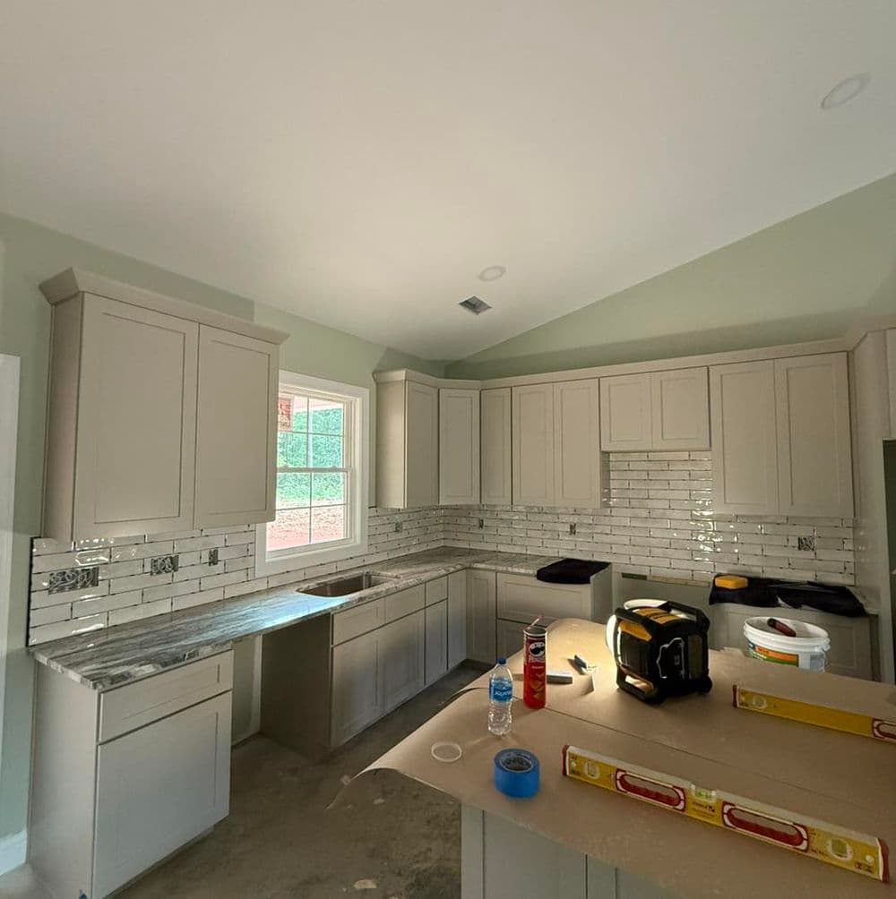 Gallery photos for Beautiful New Kitchen Backsplash Installation in Rockwell NC: Image #1