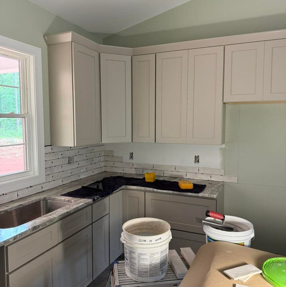 Gallery photos for Beautiful New Kitchen Backsplash Installation in Rockwell NC: Image #6