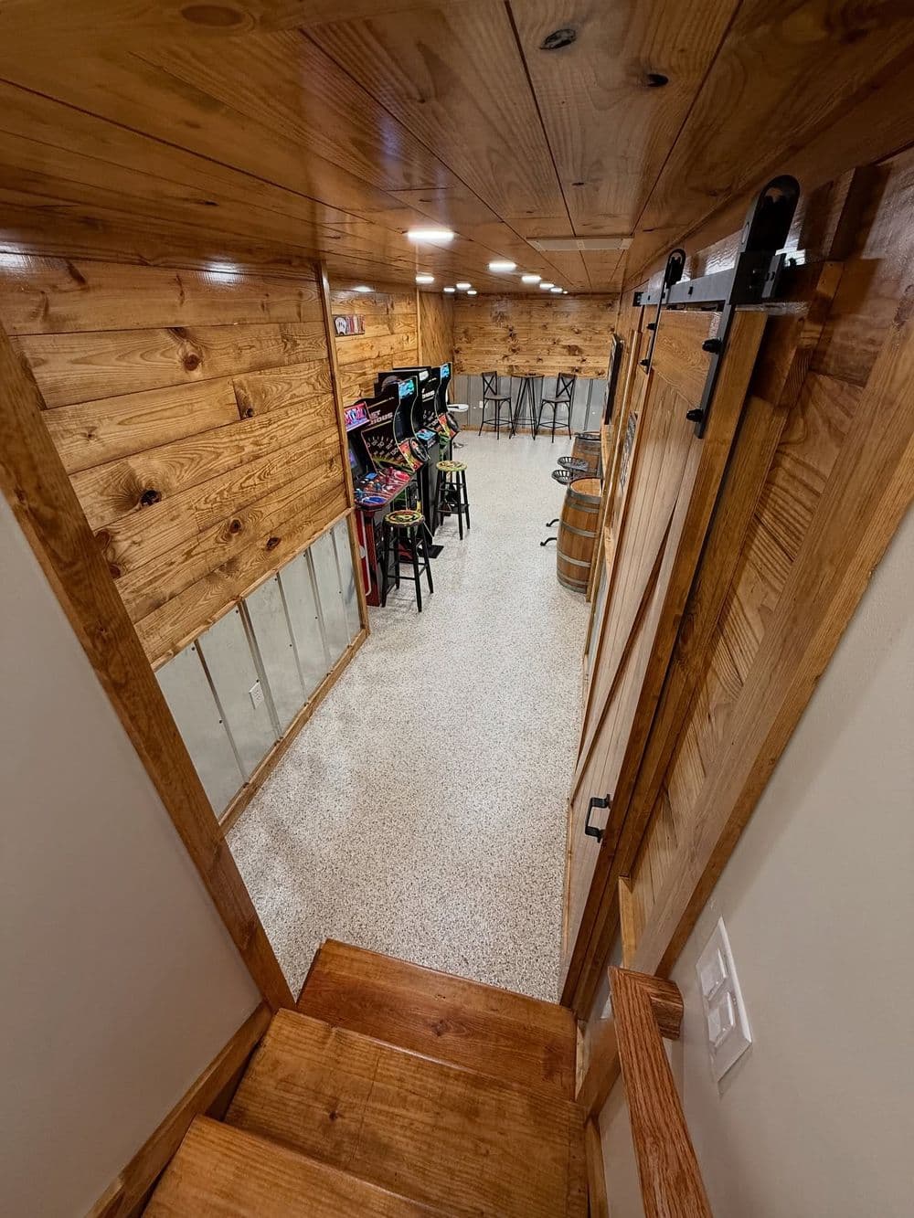 Stunning Basement Makeover in Mt Pleasant NC