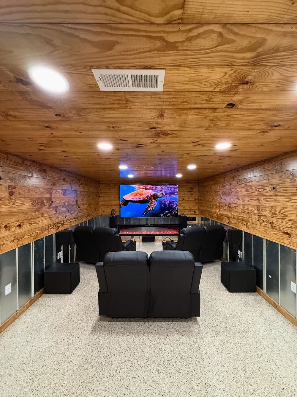 Stunning Basement Makeover in Mt Pleasant NC