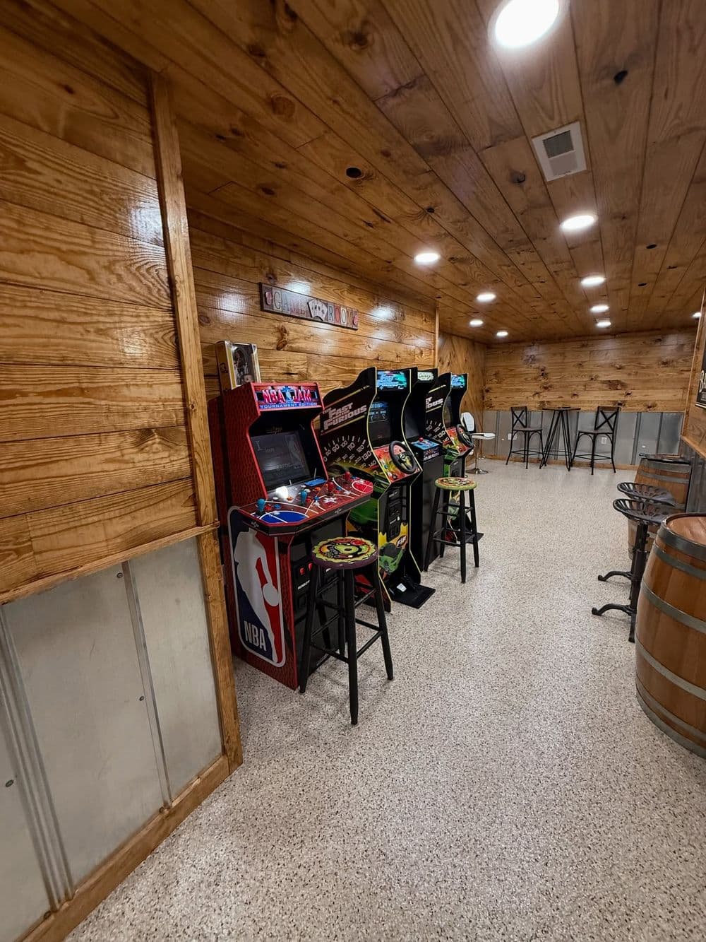 Gallery photos for Stunning Basement Makeover in Mt Pleasant NC: Image #9