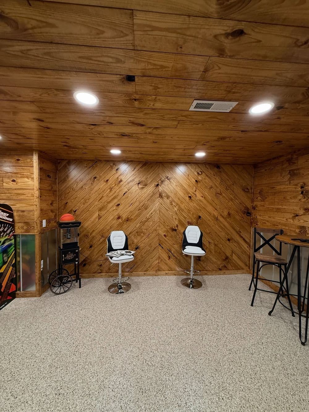 Stunning Basement Makeover in Mt Pleasant NC