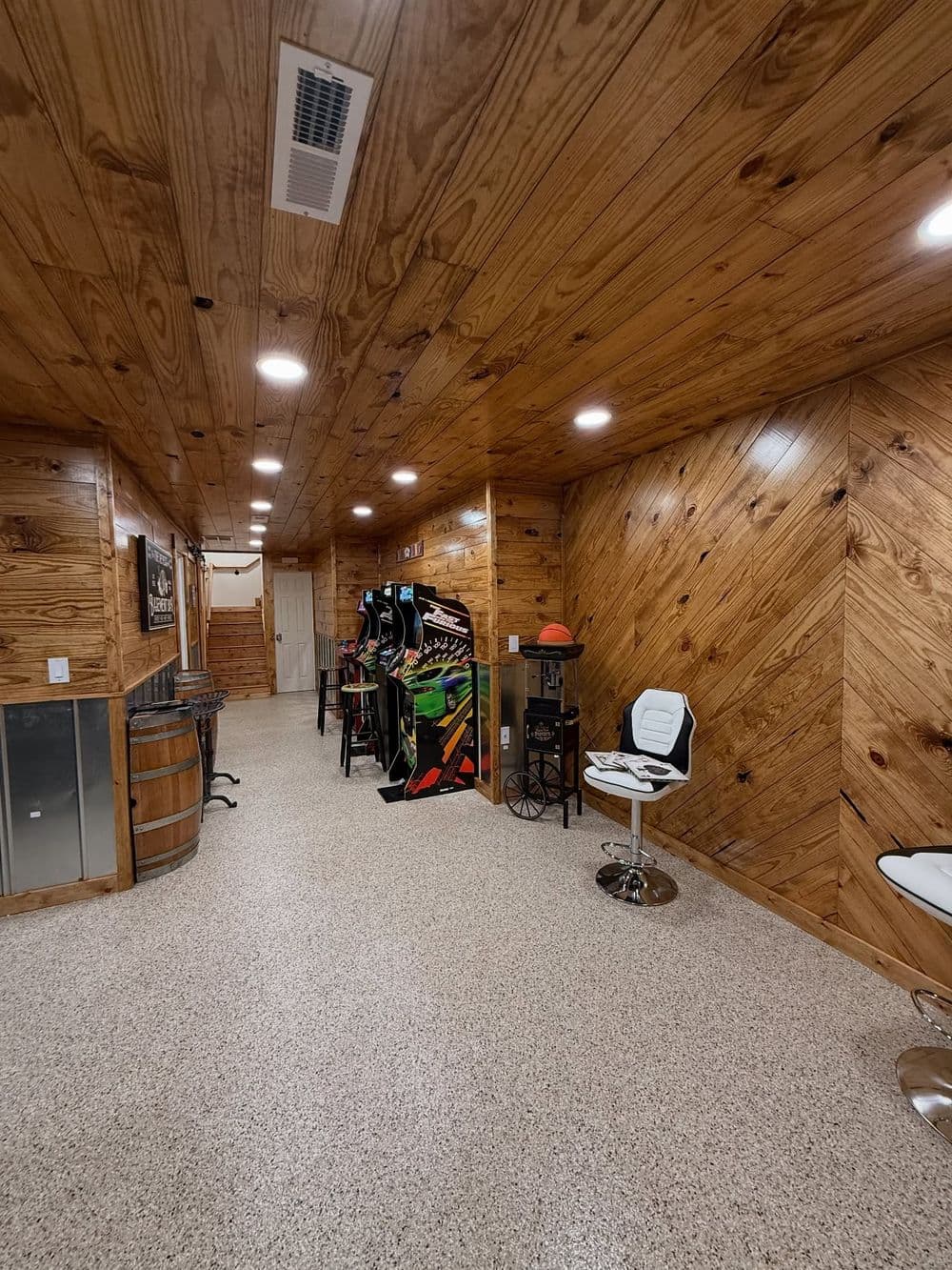 Gallery photos for Stunning Basement Makeover in Mt Pleasant NC: Image #8