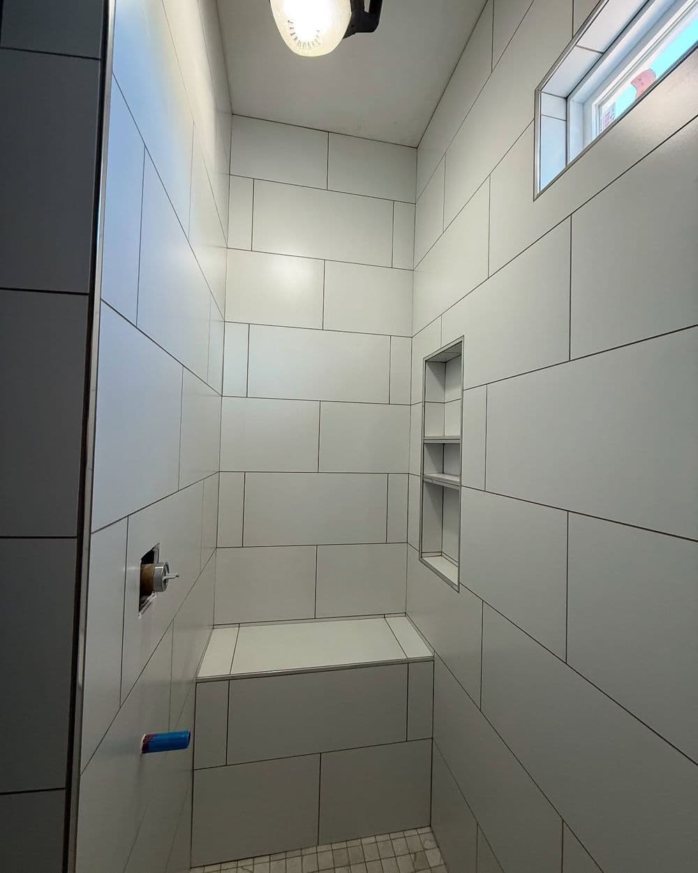 Project Matte White Tile Shower Makeover in Salisbury image