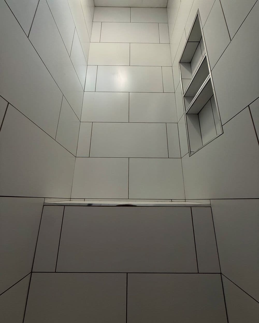 Gallery photos for Matte White Tile Shower Makeover in Salisbury: Image #7