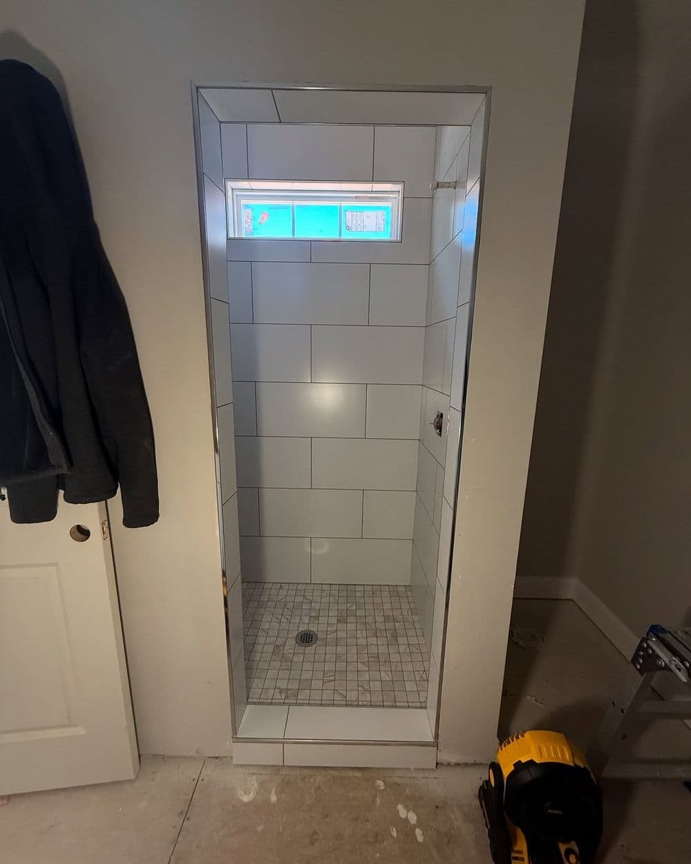 Gallery photos for Matte White Tile Shower Makeover in Salisbury: Image #5