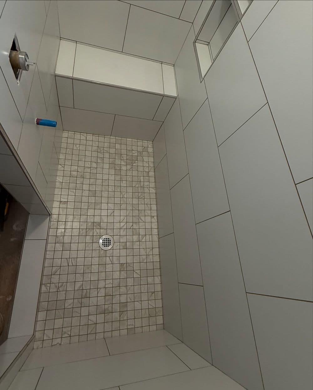 Gallery photos for Matte White Tile Shower Makeover in Salisbury: Image #3