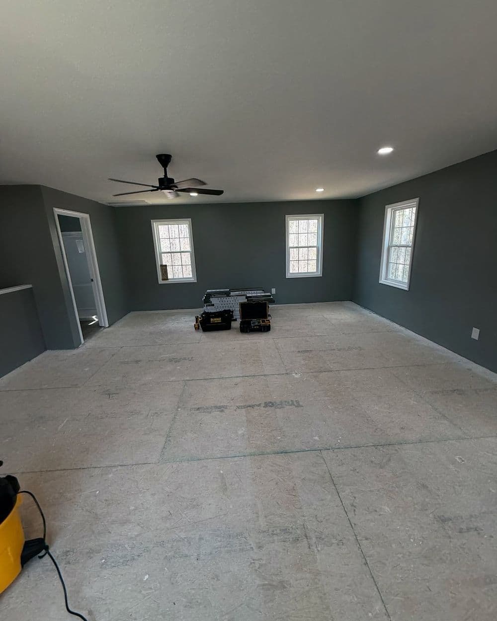Gallery photos for LVP and Trim Installation for Bonus Room in Concord NC: Image #1
