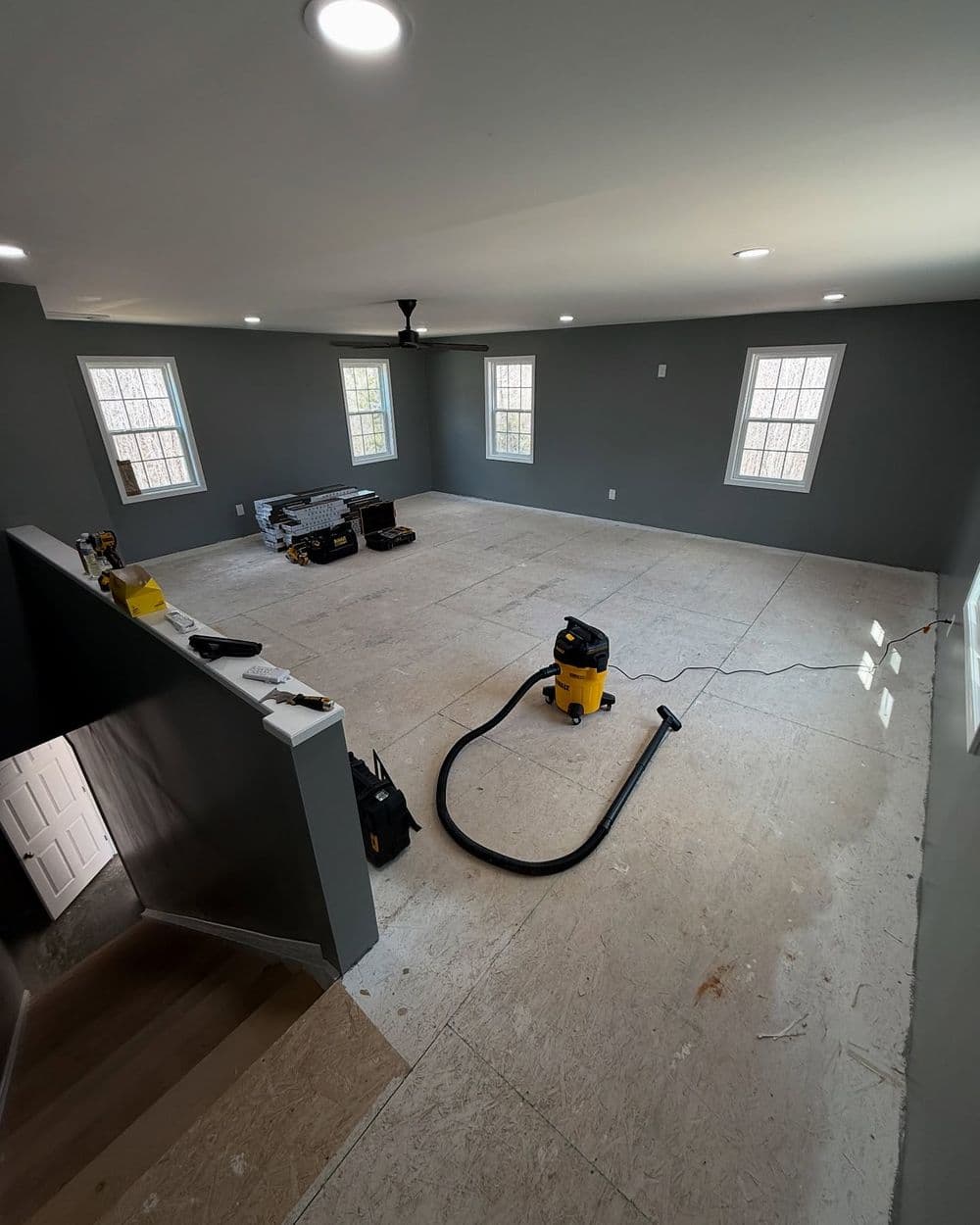 Gallery photos for LVP and Trim Installation for Bonus Room in Concord NC: Image #5