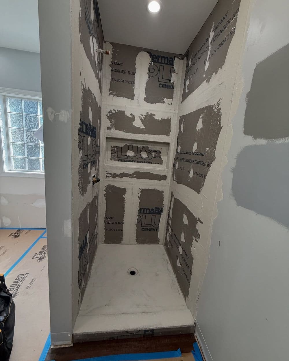 Bathroom Tile Shower Remodel in Kannapolis NC