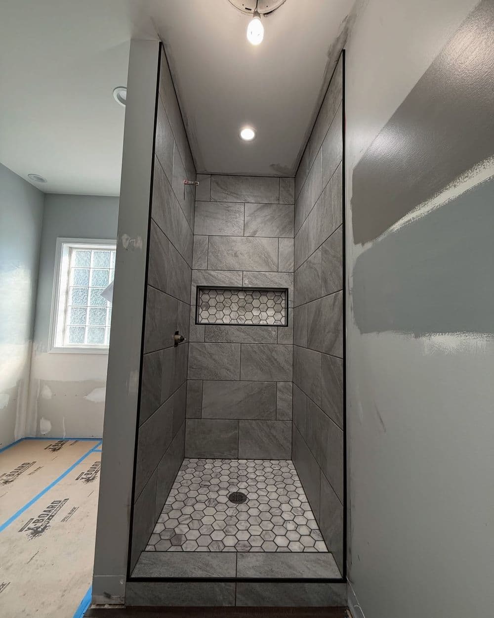 Gallery photos for Bathroom Tile Shower Remodel in Kannapolis NC: Image #4