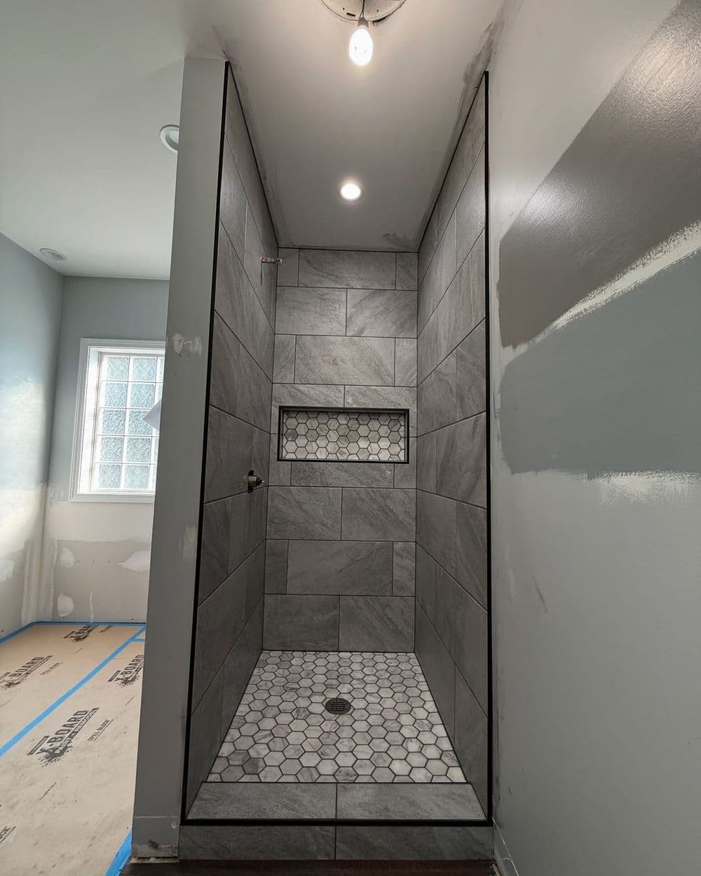 Gallery photos for Bathroom Tile Shower Remodel in Kannapolis NC: Image #1