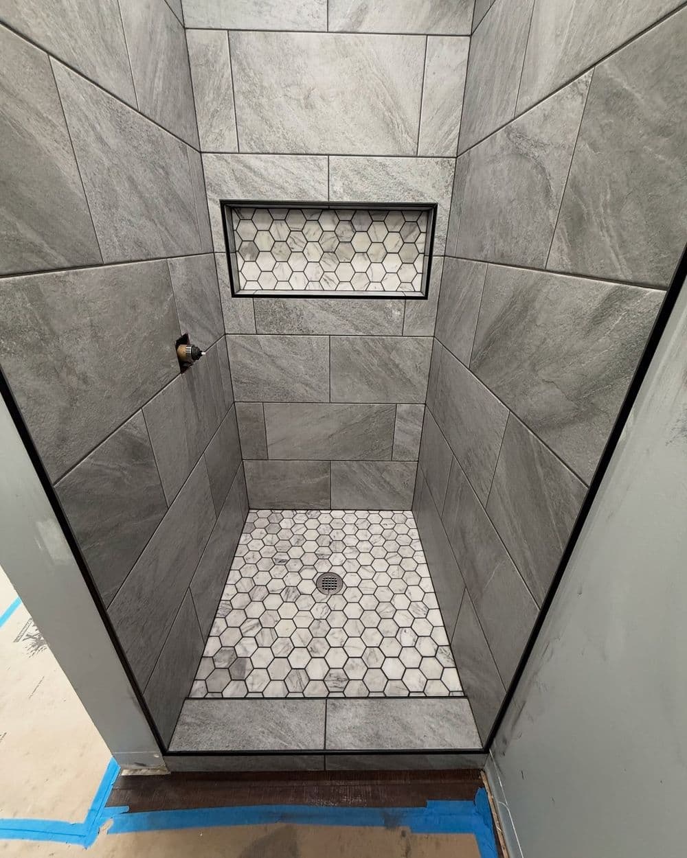 Gallery photos for Bathroom Tile Shower Remodel in Kannapolis NC: Image #10
