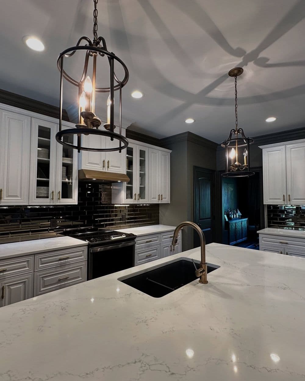 Gallery photos for Stunning Mirror Tile Backsplash Project in Concord: Image #6