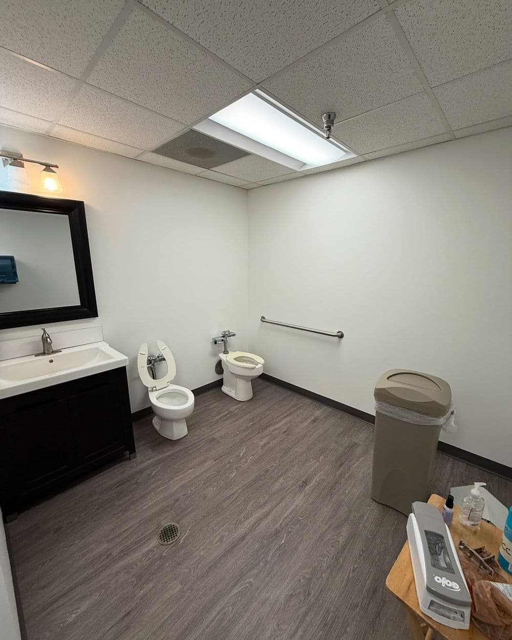 Gallery photos for Bathroom Partition Installation with Accessories in Winston-Salem: Image #1
