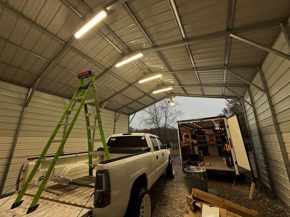 Gallery photos for Enhanced Garage Lighting in Concord NC: Image #2