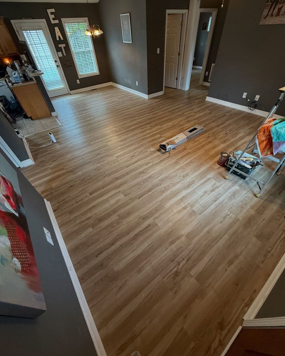 Gallery photos for New LVP Flooring Installation in Faith NC: Image #7