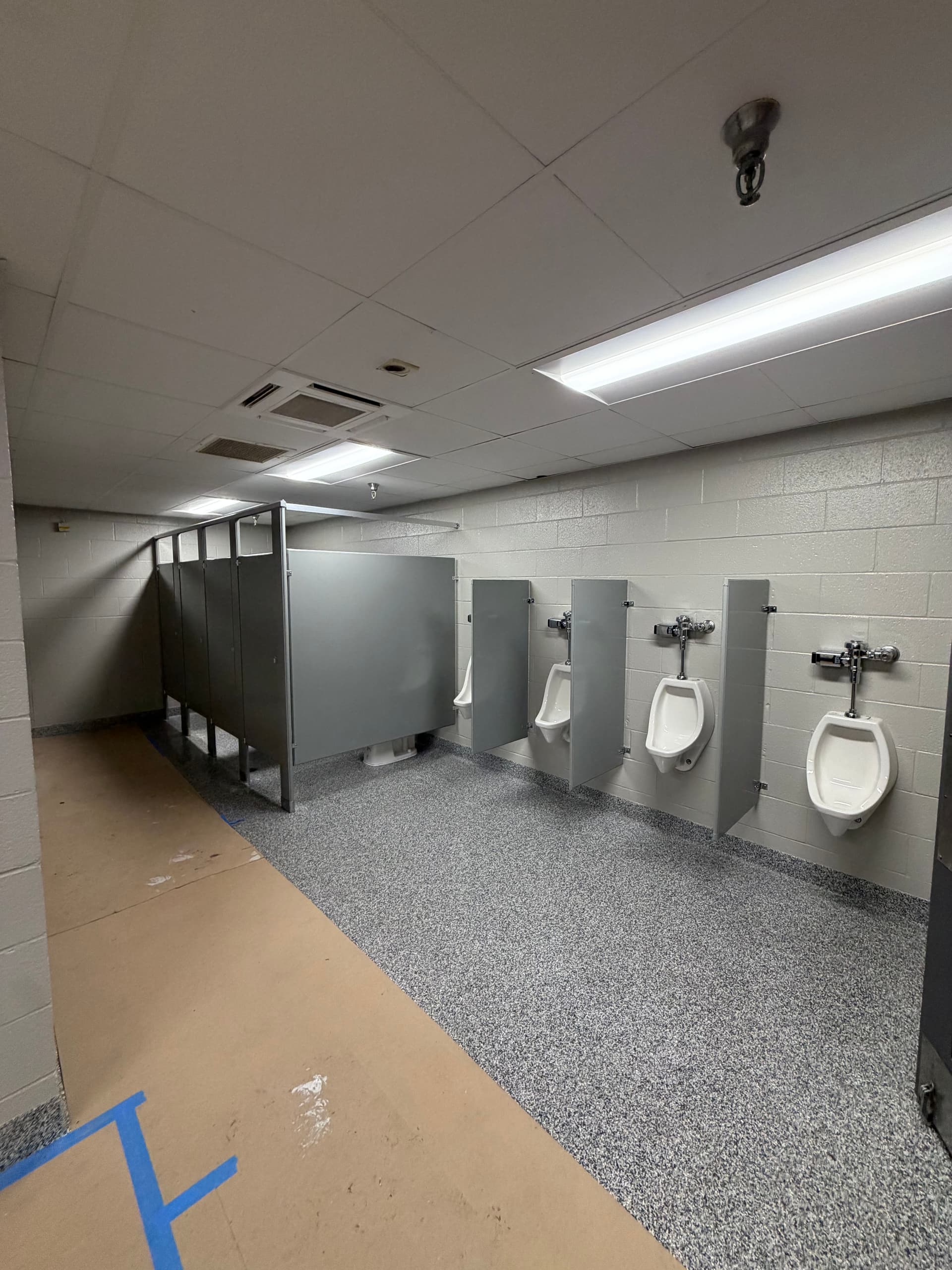 Gallery photos for Phase 1 Complete on This Statesville Factory Restroom Remodel: Image #2