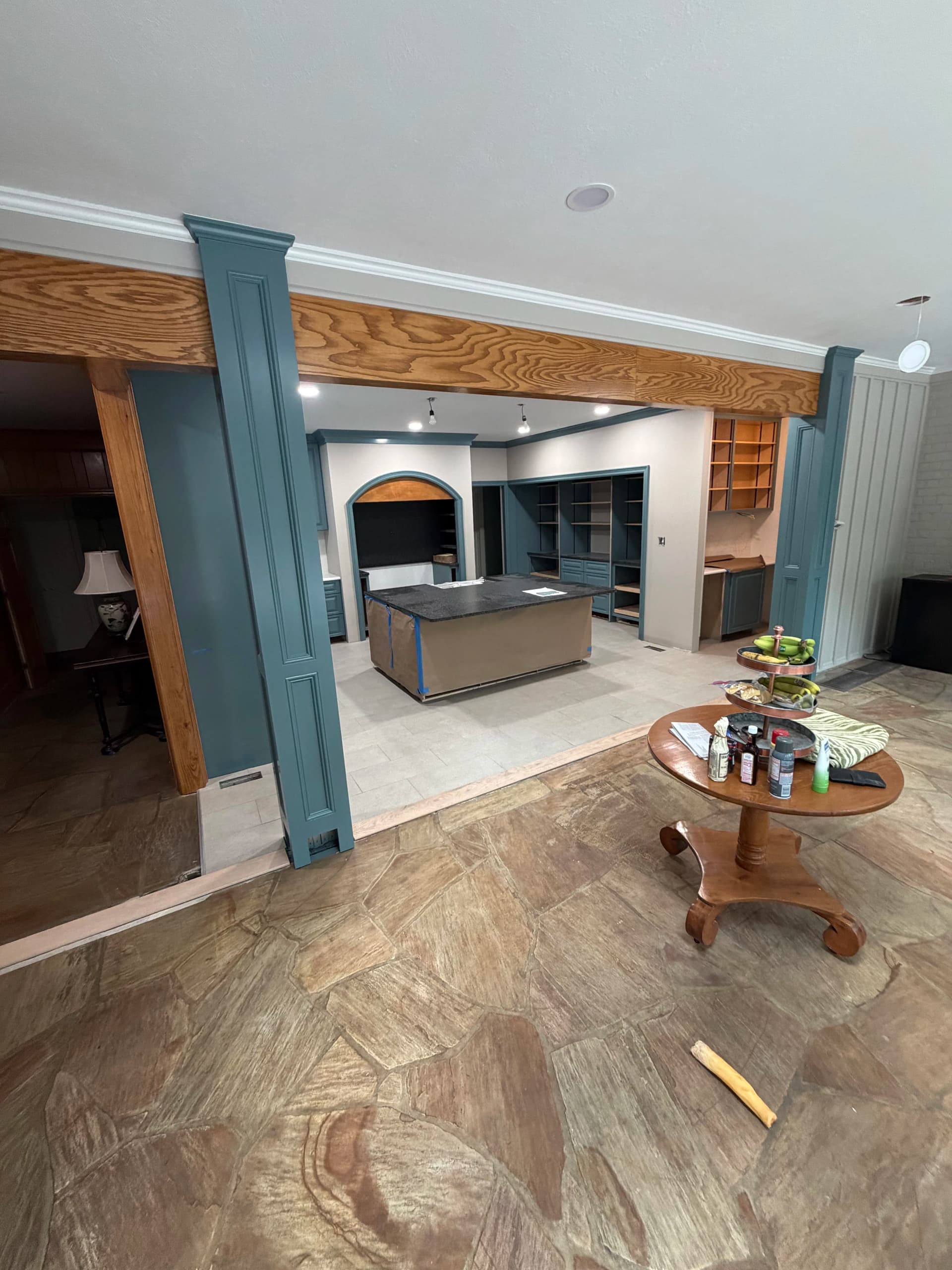 Gallery photos for Kitchen Remodel in Progress - Tile Floor Taking Shape: Image #6