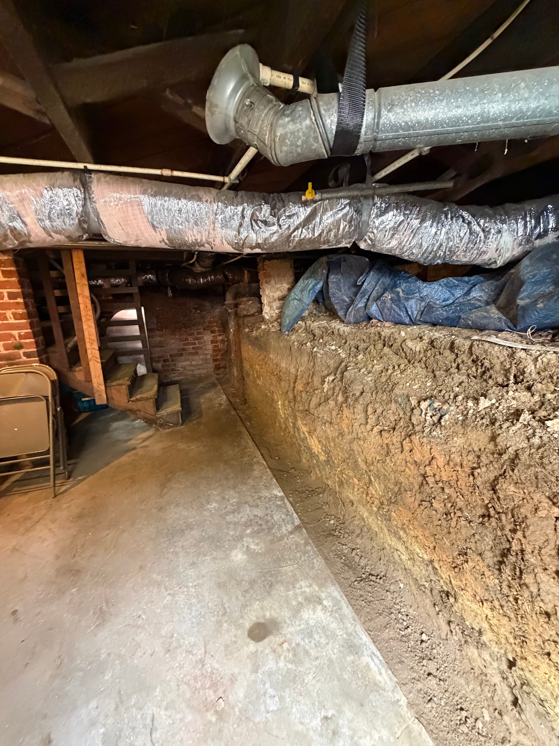 Gallery photos for Basement Retaining Wall Rebuild in a 100-Year-Old Salisbury Home: Image #4