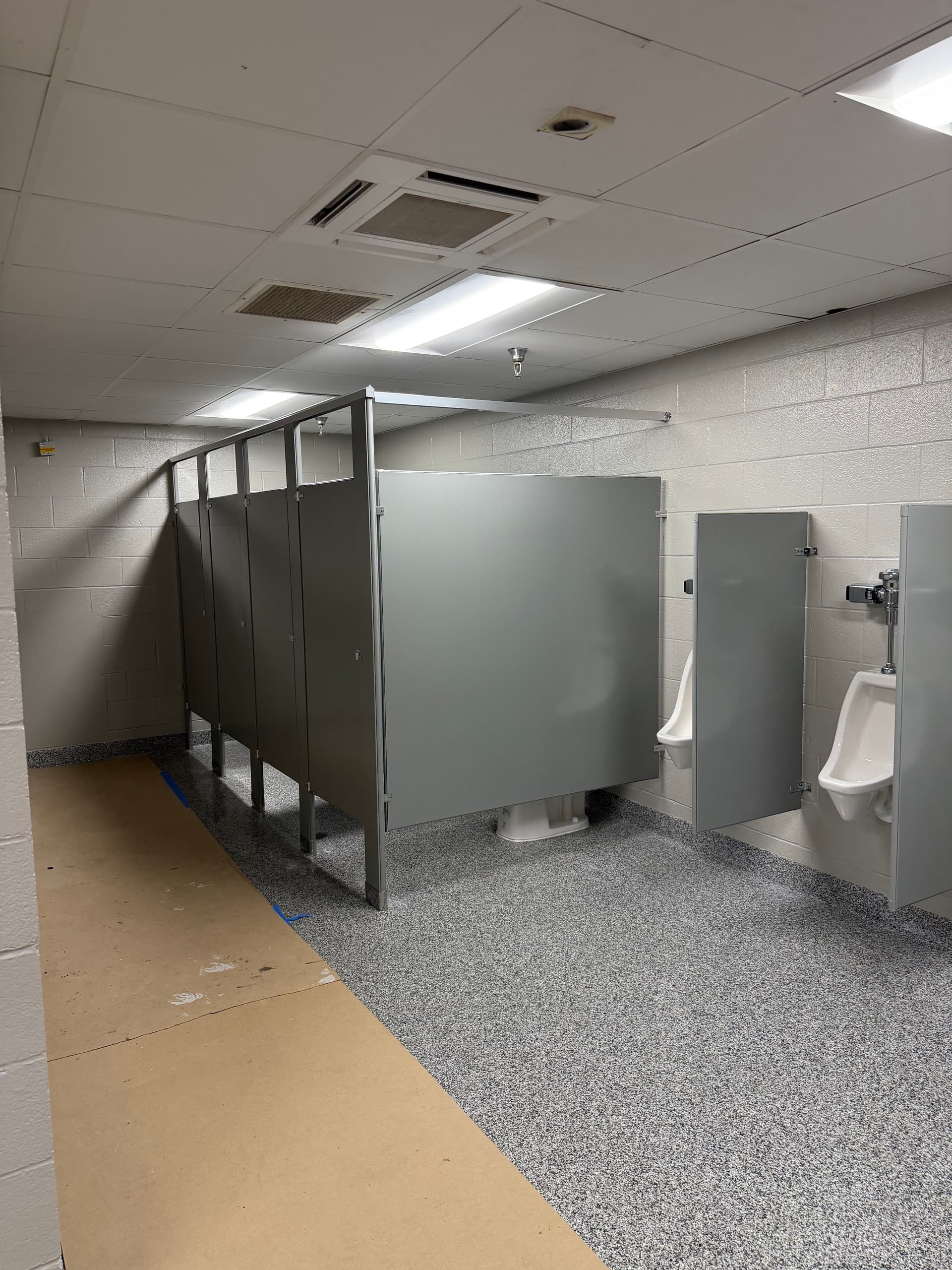 Gallery photos for Phase 1 Complete on This Statesville Factory Restroom Remodel: Image #5