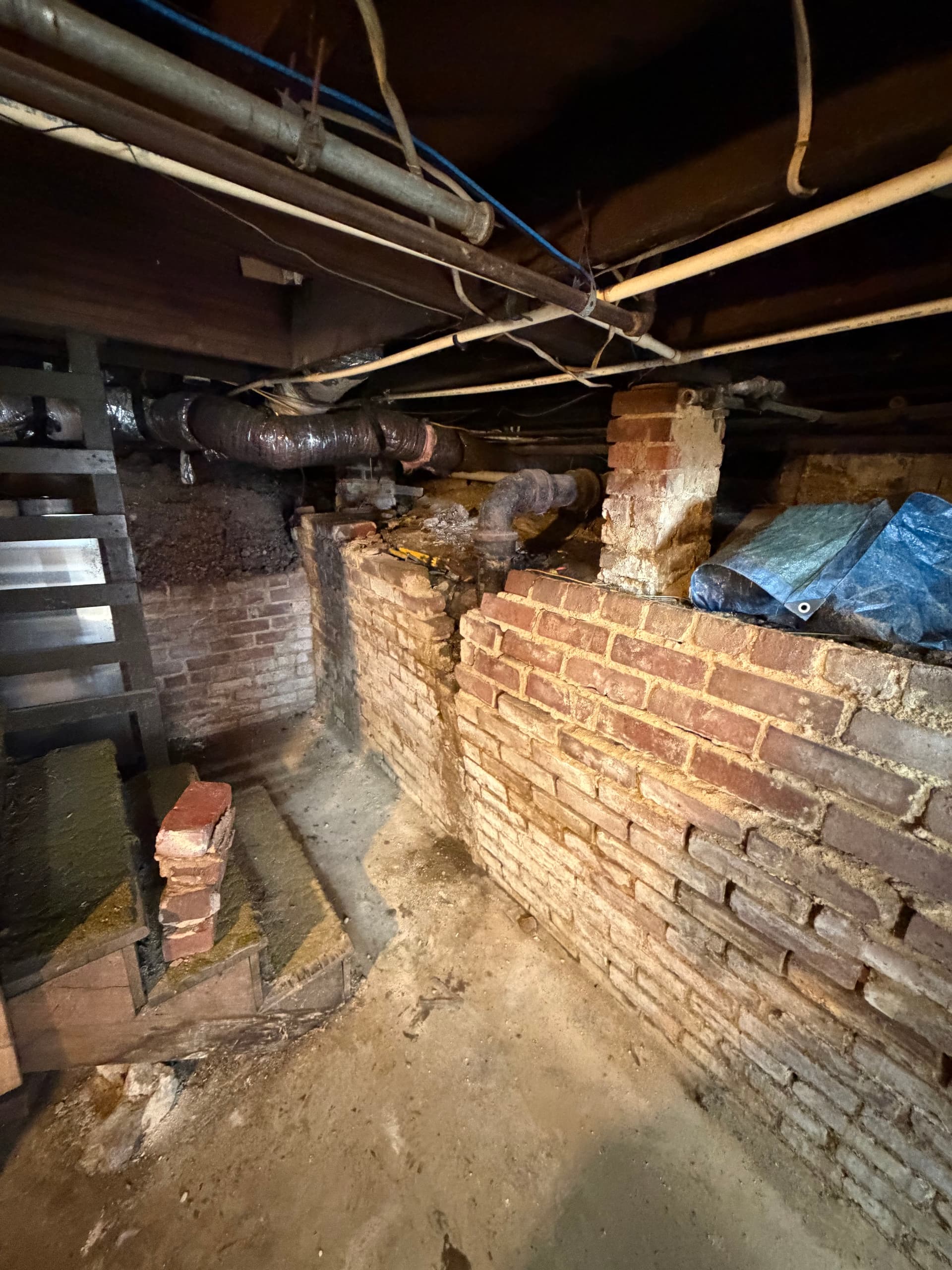 Basement Retaining Wall Rebuild in a 100-Year-Old Salisbury Home image