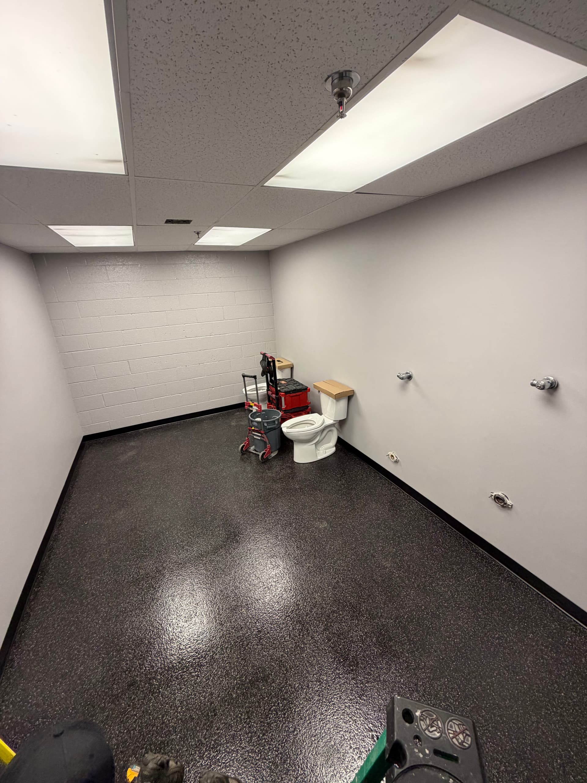 Gallery photos for Bathroom Privacy Update with Partitions in Statesville: Image #1