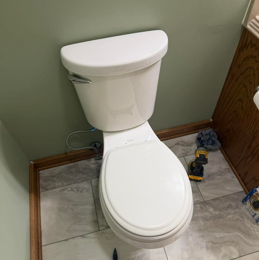 Gallery photos for Bathroom Upgrade with Floating Vinyl Tile in China Grove NC: Image #2