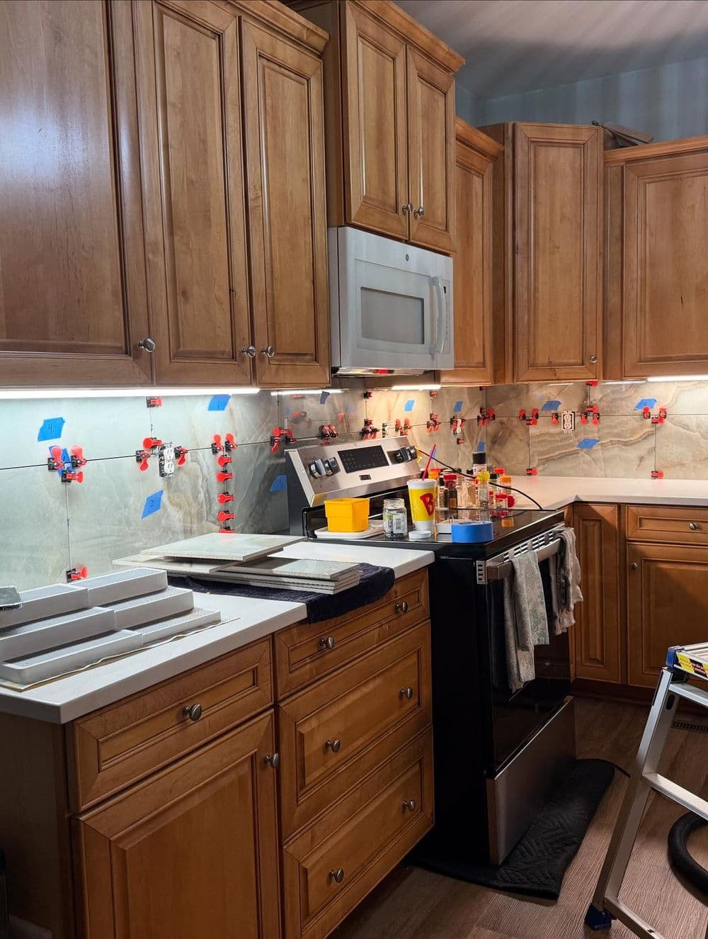 Gallery photos for Kitchen Backsplash Transformation in Kannapolis NC: Image #7