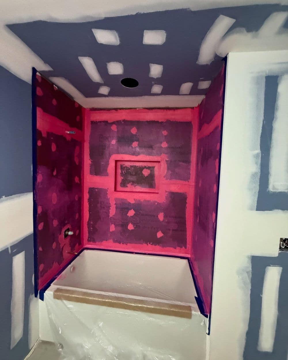 Gallery photos for Bathroom Remodel with Sleek Tub Surround and Tile Floor: Image #7