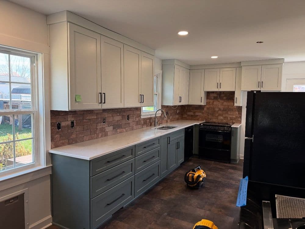 Gallery photos for Charming Brick Backsplash Installation in Faith: Image #2